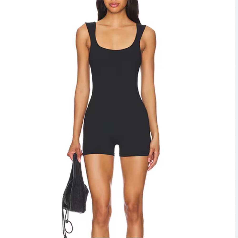 Spiritual Gangster Salem Short‎ Bodysuit Romper Black size Small New With Tags